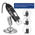 3in1 Digital Zoom Microscope Magnifier 8-LED Light Magnifying Glass 1600X+ Stand