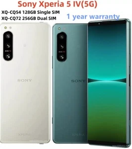 Sony Xperia 5 IV 5G XQ-CQ54 XQ-CQ72 128/256GB 5G Unlocked Smartphone - Afbeelding 1 van 27