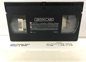 Green Card VHS Movie - Picture 1 of 1