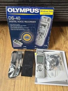 Olympus Voice Recorder DS-40 Professional Boxed Complete Excellent Condition - Picture 1 of 11