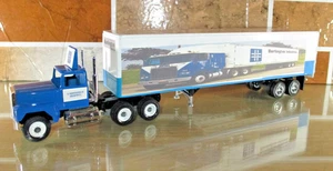 Camion pressofuso personalizzato Winross Burlington Industries scala 1:64 Ford Twinscrew - Foto 1 di 6