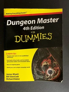Dungeon Master for Dummies James Wyatt Richard Baker Bill Slavicsek pb 4th ed - Imagen 1 de 14