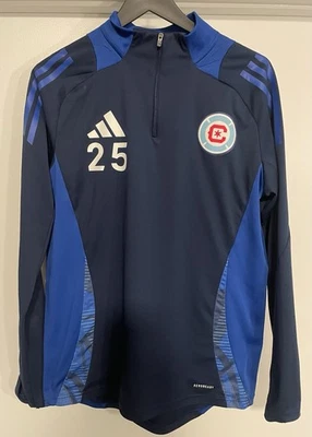 MLS 阿迪达斯球员二手训练上衣 Jeff Gal 芝加哥消防足球 M 码 — 第 1/3 张图片