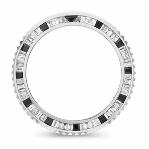 BISEL DE ÓNIX NEGRO Y DIAMANTE NATURAL PARA HOMBRE DE 5,50 QUILATES PARA ROLEX SUBMARINER, GMT 2 - Imagen 1 de 7
