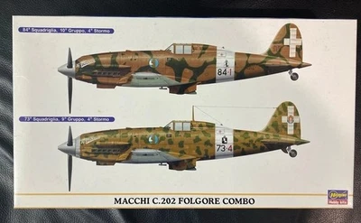 Hasegawa Macchi C.202 Folgore Combo 1/72 – 2 Kit + decal extra – completo - Immagine 1 di 4
