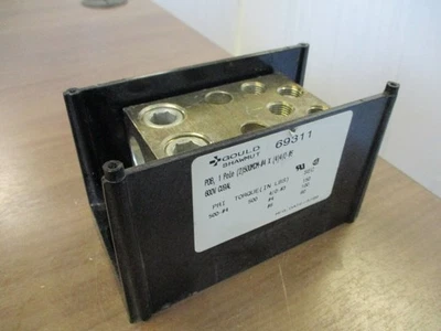 Gould Shawmut Power Distribution Block 69311 600V 1P Used - Image 1 of 4
