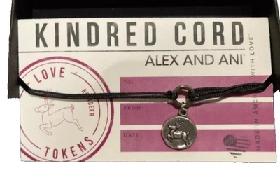 Pulsera Alex and Ani Reno Cordón Vástago con Dije de Plata Rafaeliana ¡NUEVA CON ETIQUETAS! Foto 1 de 3