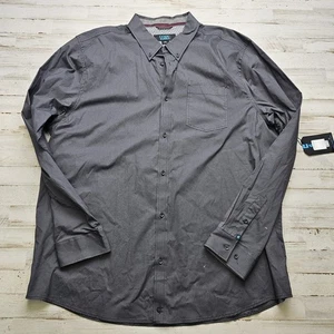 NEU Cody James Core 2XL Tall geometrisches Stretch Western Rodeo Hemd - grau - Bild 1 von 7