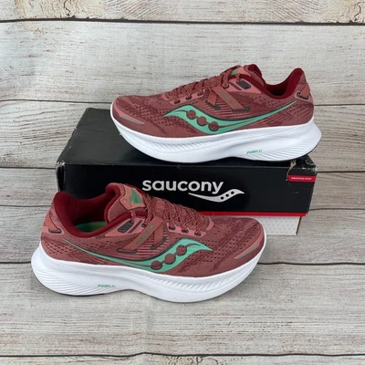 Saucony Guide 16 Womens Sz 7.5 Running Shoes Soot Sprig Orange - Image 1 of 4