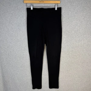 Slimming Options Women's Black Small Stretch Cotton Leggings - Picture 1 of 8