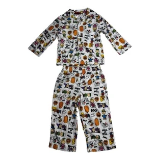 Peanuts Snoopy Kids Pajama Set Halloween Matching Family 24M Shirt Pants PJs - Picture 1 of 13