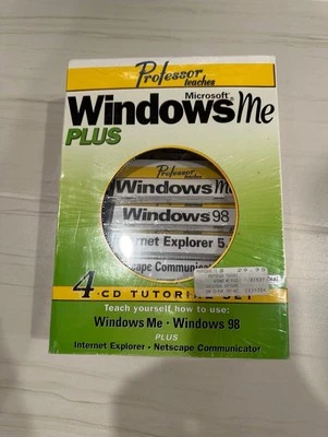 Nuevo Professor Teaches Microsoft Windows Me Plus Juego de 4 CD Tutoriales  Foto 1 de 4