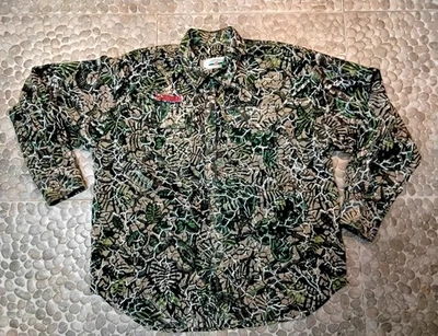 GARY NESSE Green Outdoor World  Long Sleeve Hunting Shooting Shirt Mens Sz XL - Image 1 of 4