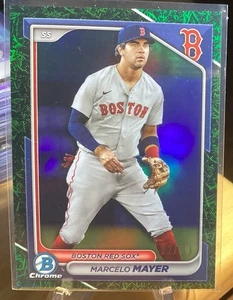 2024 Bowman Chrome Prospect Marcelo Mayer erba verde /99 #BCP-44 - Foto 1 di 2