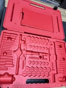 *New* SNAP ON 80pc SAE/METRIC MASTER Tap and Die Set TDTDM500B Replacement Case - Picture 1 of 3