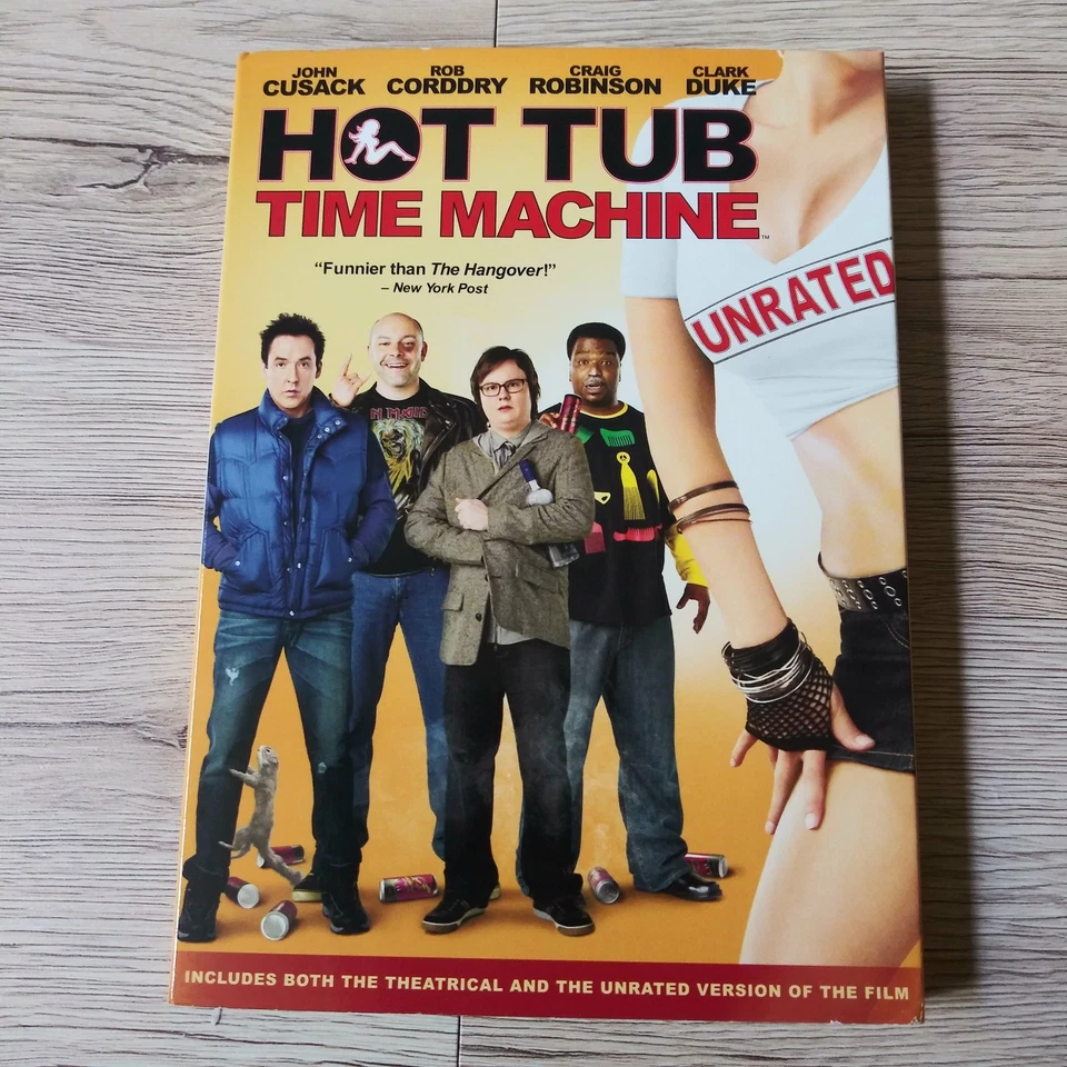 Hot Tub Time Machine DVD - Both Theatrical & Unrated Versions with Slipcover - Image 1 of 1