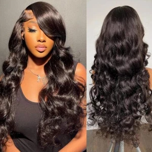 Human Hair Body Wave 4X4 Lace Front Wigs And 13×4 Lace Frontal Wig for Women - Picture 1 of 17