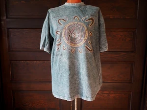 Gooses Green Patina Dye Aboriginal Art Graphic Australia Tee T Shirt Sz XL - Picture 1 of 6