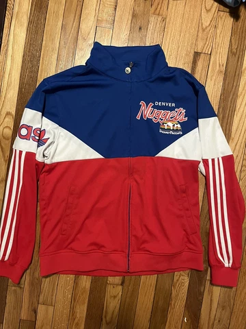 Denver Nuggets Track Jacket Xl Jokic NBA Retro Vintage Adidas Cover