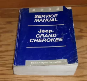 Original 2002 Jeep Grand Cherokee Service Shop Manual 02 - Picture 1 of 1