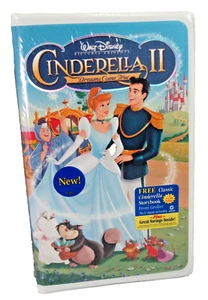 Walt Disney Cinderella II Dreams Come True VHS New  Sealed Hype Stickers 22026 - Imagen 1 de 3