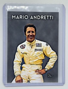 Mario Andretti Limited Edition Artist Signed “Racing Legend” Trading Card 2/10 - Picture 1 of 2