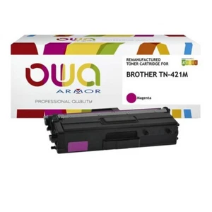 OWA Armor TN-421M Brother Remanufactured Magenta Tonercartridge - 1800p K18059OW - Afbeelding 1 van 1