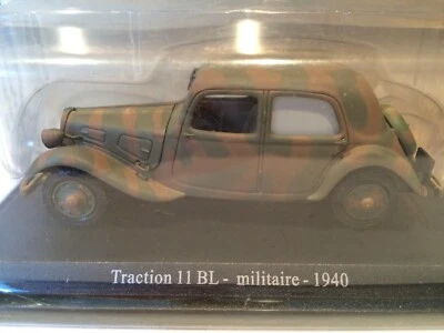 TRACTION 11 BL MILITAIRE 1940 SCALE 1/43 UNIVERSAL HOBBIES - Photo 1/3