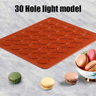 30Hole Non-Stick Silicone Macaron Pastry Oven Baking Mould Diy Cake Utility Tool