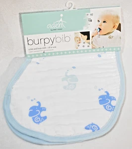 Aden + Anais  Burpy Bib / Burb Cloth Elephant New - Picture 1 of 6
