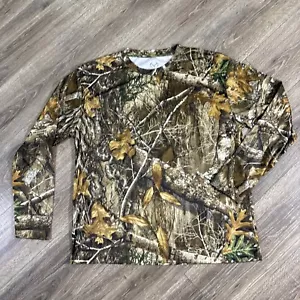 Realtree Shirt Mens XXL Edge Hunting Fishing Long Sleeve Performance Camouflage - Picture 1 of 11