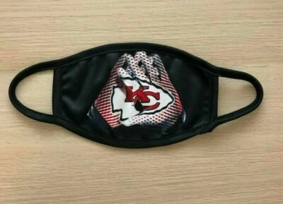 Kansas City Chiefs Guantes Lavables Reutilizables Sublimados Mascarilla Bucal Cala Foto 1 de 2