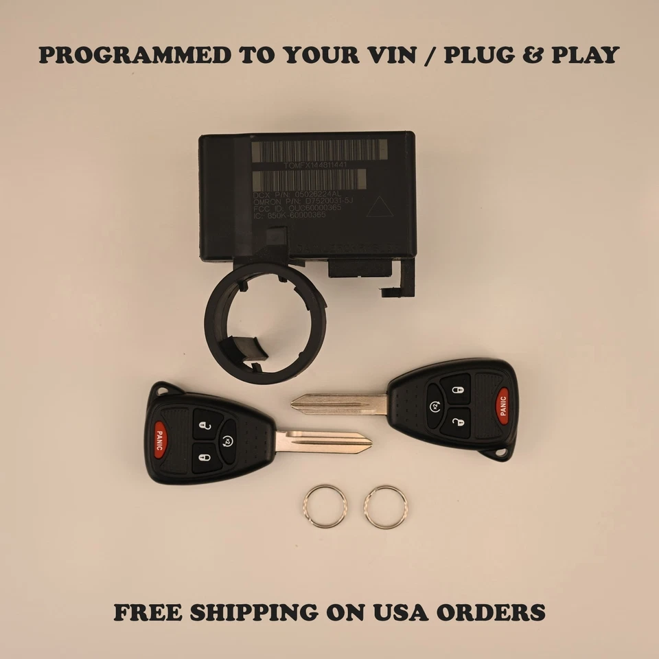 Dodge Ram Inmovilizador 2007-2010 05026224AL VIN programado Plug & Play Foto 1 de 4