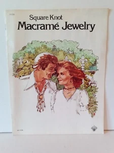Vintage 1975 Macrame Square Knot Jewelry Book H236 Craft Course Book DIY - Picture 1 of 1