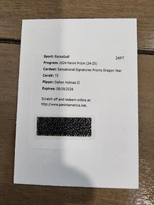 DaRon Holmes II 2024-25 Prizm Rookie RC Auto Dragon Year Prizm - Picture 1 of 1
