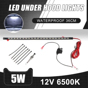 Under Hood LED Light Kit With Automatic on/off -Universal Fits any Vehicle White - Picture 1 of 24