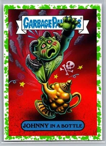 Garbage Pail Kids: Revenge of Oh, the Horror-ible! #15a Johnny in a Bottle GREEN - Picture 1 of 2
