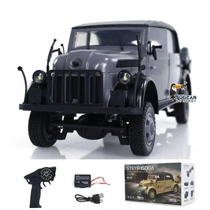 HG 1/18 RC véhicules tout-terrain 4x4 télécommande véhicule unité fumée son - Photo 1 sur 24