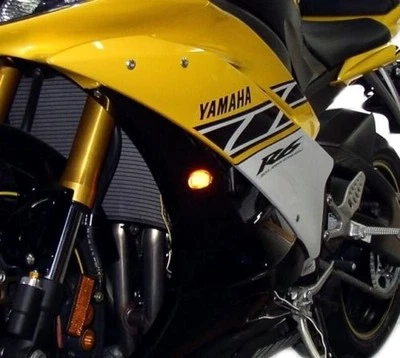Señales de giro LED de montaje empotrado Yamaha R1 R7 R6 R3 TENERE 700 XTZ700 XJ6 FZ6R transparentes Foto 1 de 4
