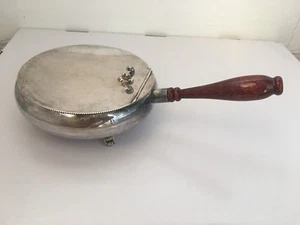 Plato de plata vintage Oneida Ltd Silent Butler - Imagen 1 de 5