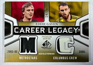 2011 UD SP Game Used Soccer EDDIE GAVEN /25 Career Legacy Jersey Card MLS USMNT