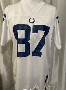 Indianapolis Colts Reggie Wayne Reebok Teambekleidung Jugend XL weiß neu mit Etikett - Bild 1 von 4