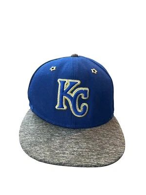 New Era Hat Mens 7 1/8 56.8Cm Blue Kansas City Royals MLB - Image 1 of 4