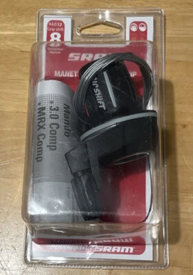 Sram 3.0 gripshift shifter, right side plus grip. 8 Speed - Image 1 of 2
