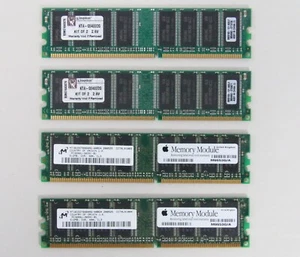 Lot of 4 Memory RAM From Apple G5 Memory Module M9653G/A Kingston KTA-G5400/2G - Picture 1 of 6