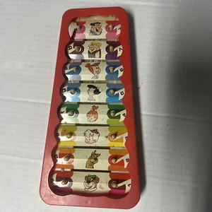 Vintage Flintstones Xylophone Toy Scooby Doo Yogi cartoons Hanna Barbera - Picture 1 of 6