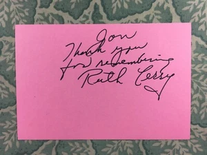 Ruth Terry - Smoky River Serenade - My Buddy - Maverick - Autografato 1976 - Foto 1 di 2