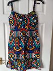 Ankara dress, african dress, African ankara print dress size 8-10 Knee Length