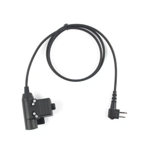 High Quality U94 PTT Cable Plug Headset Adapter For Motorola GP-88 GP-2000 Radio - Zdjęcie 1 z 9
