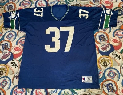 Винтажная аутентичная футболка чемпиона Seattle Seahawks Шона Александра 37 размер 52 - Изображение 1 из 4